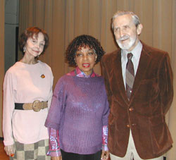 Grayce Burian, Ruby Dee, Jarka Burian, 5/5/05