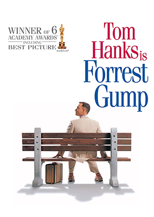 Tom Hanks as Forrest Gump, photo by Phillip Caruso