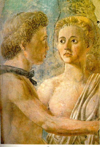 Detail from Death of Adam, by Piero della Francesca