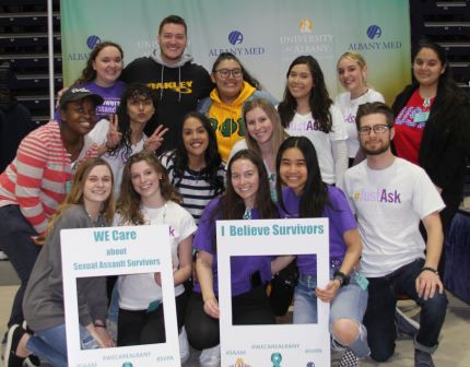 UAlbany and AMC students group photo