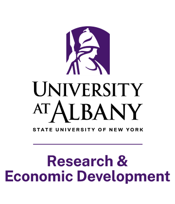 University at Albany Research and Economic Development logo