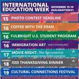 International Education Week 2021 calendar of events
