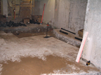 Mohawk Tower Rehabilitation - Basement floor slab, saw cut for sewer line install