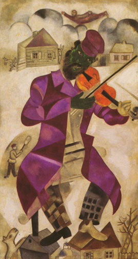 Marc Chagall: Green Violinist, 42k