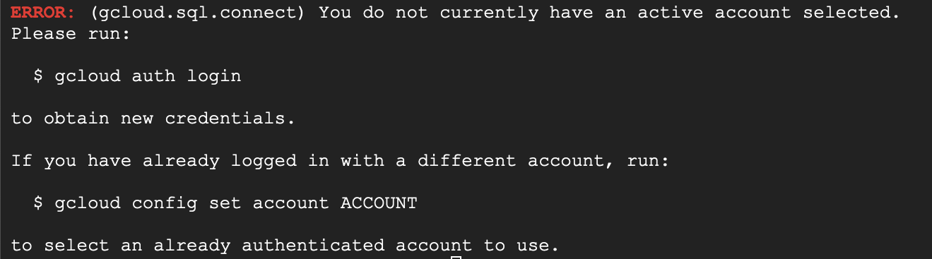 image showing how to connect to an instance