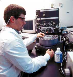 East Campus laboratory manager David O-Hehir