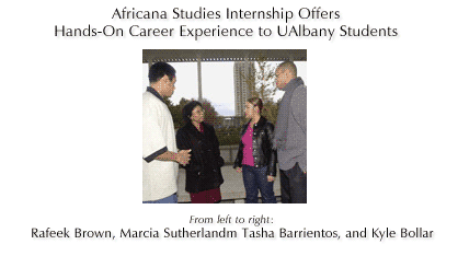 Africana Studies Internship Offers Hands-On Career Experience to UAlbany Students