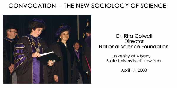 Convocation -- The New Sociology of Science