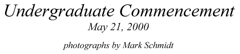 Undergraduate Commencement Photos