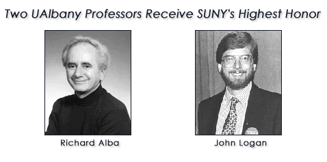 Two UAlbany Professors Receive SUNY�s Highest Honor