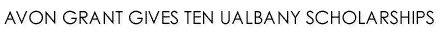 Avon Grant Gives Ten UAlbany Scholarships