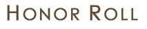 Honor Roll