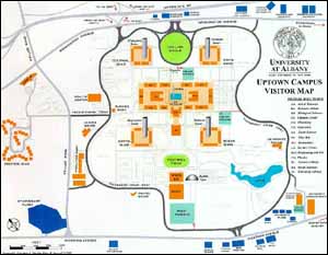 Map of Uptown Campus