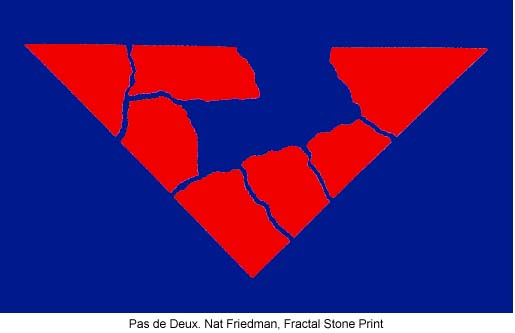 [Image] Pas de Deux, Nat Friedman, Fractal Stone Print