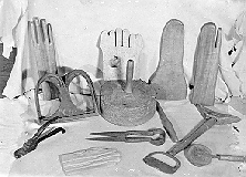 early glove making tools