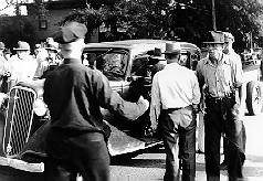 1939 DFU Milk Strike in Heuvelton and Canton - police officer.