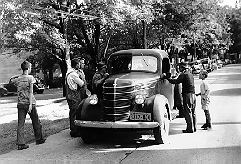 1939 DFU Milk Strike in Heuvelton and Canton - Crowd Scene.