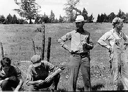 1939 DFU Milk Strike in Heuvelton and Canton - picket duty.