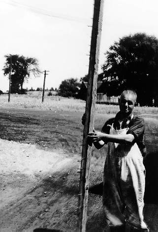 1939 DFU Milk Strike in Heuvelton and Canton - planks with nails to stop trucks.