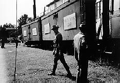 1939 DFU Milk Strike in Heuvelton and Canton - police officers.