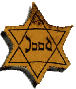 Star of David badge, which Jews were compelled to wear.