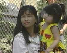 Asian immigrant mother and child