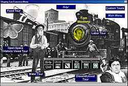 Railroad tour metaphor.