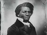 Frederick Douglas, editor of 'The North Star.' From 'Soldiers Without Swords: The Black Press'.