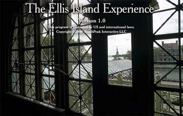 One of the opening screens of The Ellis Island Experience.