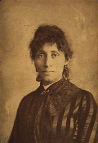 Lucy Parsons as a young woman. From The Dramas of Haymarket.