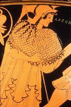 Athena on vase. Link from section 5.1 of Historical Overview.