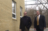 Carlos Schmidt, President of the Amsterdam-Latino Alliance and Provost Carlos Santiago