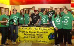 UAlbany Students - Organ & Tissue Donation Awareness Week