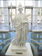 Minerva Statue in the New Library