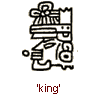 Epi-Olmec Logogram meaning "King"