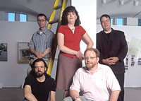 Back row l-r: Ken Ragsdale, Jenny McShan and Michael Oatman; Front row l-r: Chris Cassidy and Harold Lohner