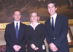 Curtis Johnson, Catherine Provost and Jeff Locke