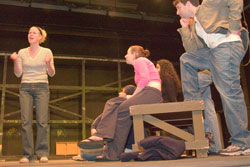 UAlbany Theatre students rehearse for final exam