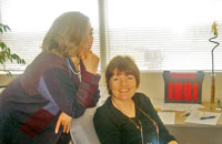 Marlene with colleague