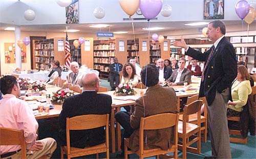 Fielding questions about undergraduate admissions 