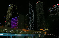 The Bank Of China building in Hong Kong.