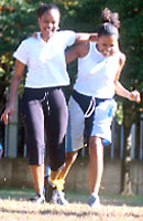 Three-legged Race at Clash of the Quads