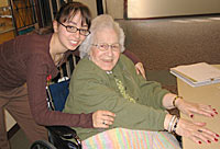 Alexandra Eaton with Celia Nelson