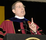 President Kermit L. Hall announced the donation and other gifts.