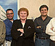 From left to right: Chittibabu Guda, Igor Kuznetsov, Scott Tenenbaum, Paulette McCormick, Julio Aguirre-Ghiso, Thomas Begley, and Doug Conklin. (See story for full photo)