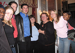 University at Albany School of Public Health students with Louise-Anne McNutt, Ph.D.
