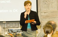 Officer in Charge and Provost Susan Herbst