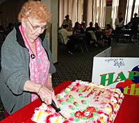 Tina Badi at her birthday party