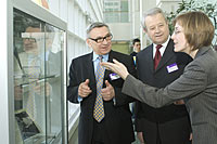 Ukrainian Delegation att he University at Albany's Science Library