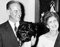Virginia Collins with her husband, University at Albany President Evan Revere Collins